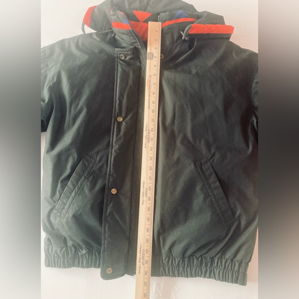 Ski Jacket Womens SZ M black with Southwestern design.Vintage London Fog. - Picture 13 of 15